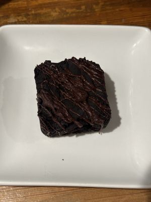 Black Bean/Avocado browniee  at Cashew in Chattanooga