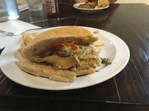 Philly cheesesteak at Cashew in Chattanooga