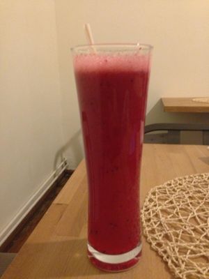 Vegan Time berry lemonade at Vegan Time in Arad
