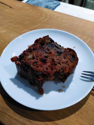 Banana bread at Café Loky in Biarritz
