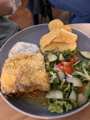 Moussaka  at Queen Beans in Uppsala