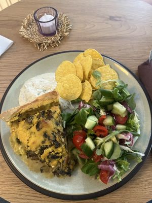 Champinjonpaj  at Queen Beans in Uppsala