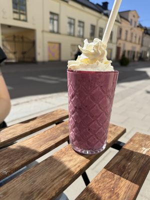 Smoothie  at Queen Beans in Uppsala