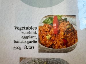 Risotto as listed on the menu   at Antika Restoran in Virpazar