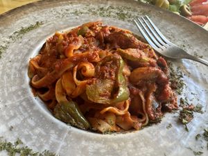 Pasta vegetariana   at Antika Restoran in Virpazar