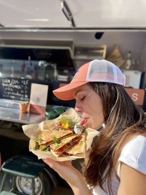 Great vegan taste!  at terra food truck in Zeebrugge