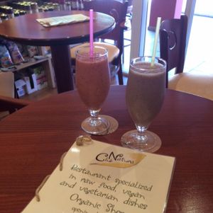 Smoothie at Club Natura in Mallorca
