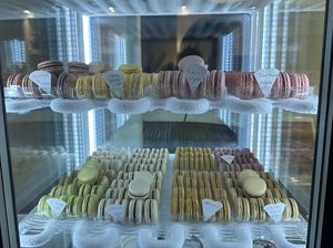 Maybe 75% of the macarons are vegan!   at Pâtisserie Philippe Segond Meilleur Ouvrier de France in Aix-en-provence
