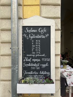  at Szelence Cafe in Budapest
