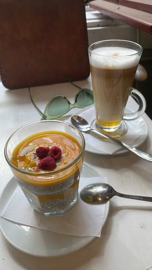   at Szelence Cafe in Budapest