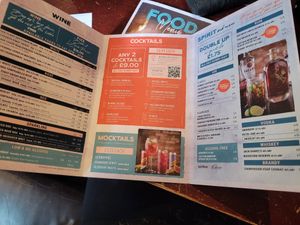 Drink Menu at George & Dragon in Conwy