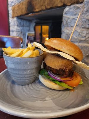 Bombay Burger at George & Dragon in Conwy