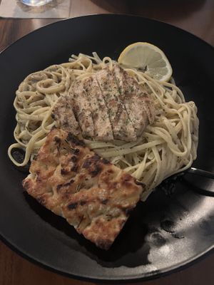 Lemon herbed linguine   at MoonShine in Cocoa