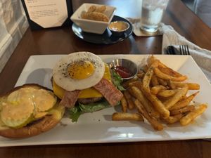 Royale burger    at MoonShine in Cocoa