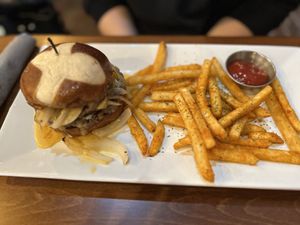 Oktoberfest Burger  at MoonShine in Cocoa