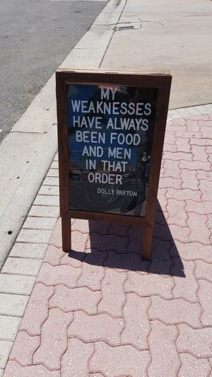 Outside at MoonShine in Cocoa