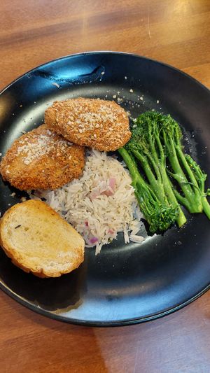 Rosemary parmesan chicken at MoonShine in Cocoa