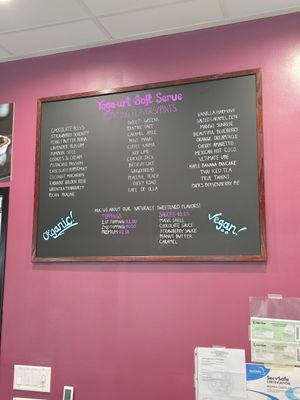 Rotating flavors at Yoga-urt in Granada Hills