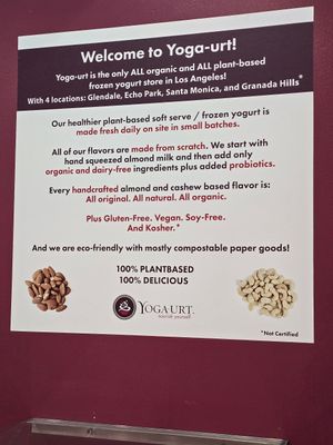 Fyi at Yoga-urt in Granada Hills