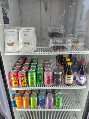 Cookies, drinks, etc. at Yoga-urt in Granada Hills