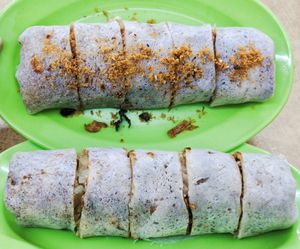 Vegan popiah seaweed and original flavour at Lima's Popiah in Kuching