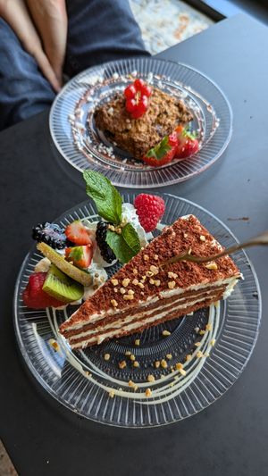 Red velvet cake at Two Oh Five in Maasmechelen