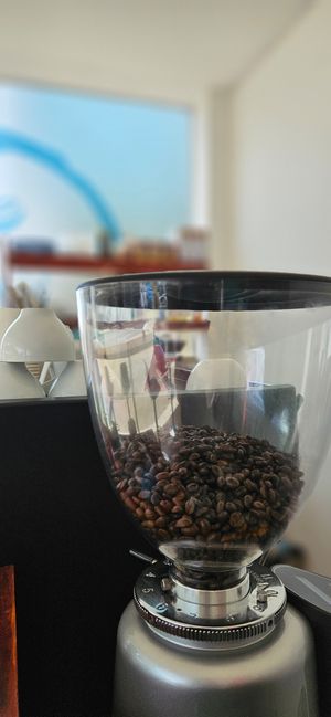 Freshly ground coffee and trained barista at Koh Beans in Koh Samui