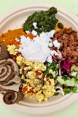 Mix of Everything, 179 kr at Anbesit - The Ethiopian Food Truck in Uppsala