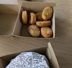 Potato nuggets at Everdale Cafe & Gelato in Springvale