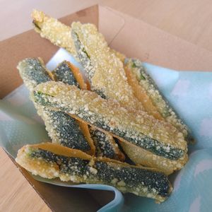 Zucchini fries at Everdale Cafe & Gelato in Springvale