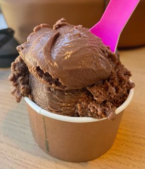 Choc Belgium Gelato   at Everdale Cafe & Gelato in Springvale