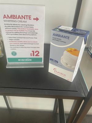 Vegan whipping cream  at Everdale Cafe & Gelato in Springvale