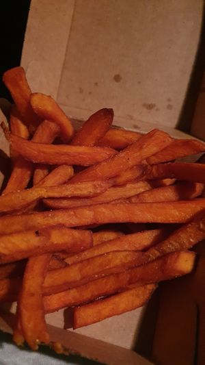 Sweet potato fries at Everdale Cafe & Gelato in Springvale