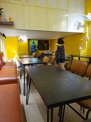 Inside at Cỏ Ba Lá Vegetarian in Ho Chi Minh City