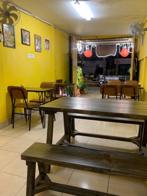 Interior 🇵🇸⚖️ at Cỏ Ba Lá Vegetarian in Ho Chi Minh City