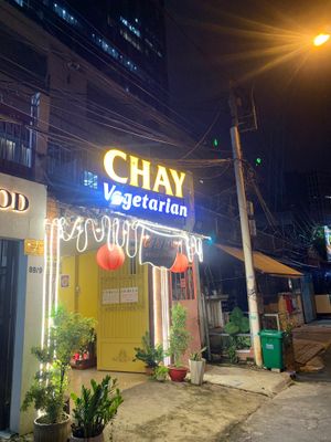 Exterior 🇵🇸🗝️ at Cỏ Ba Lá Vegetarian in Ho Chi Minh City