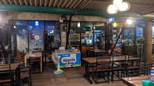 Seating area at Sunflower in Sangkhom