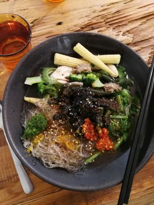 noodles at Vege Creek 蔬河 - Yanji St in Taipei