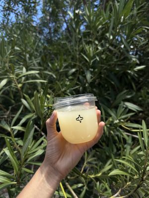 Lychee limeade made with real lychee and local limes  at Superstars  in Lahaina