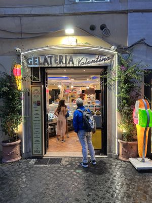   at Gelateria Valentino in Rome