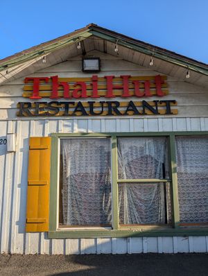 Outside at Thai Hut in Santa Maria