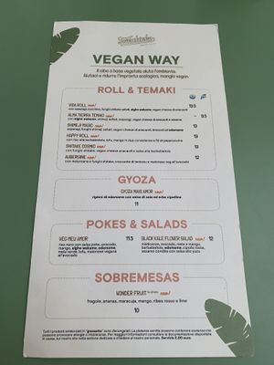 Menu parte 2  at Temakinho Milano Navigli in Milan