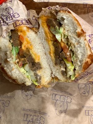 Vegan Lovely Phyllis sandwich (Menifee restaurant exclusive) at Ike's in Menifee