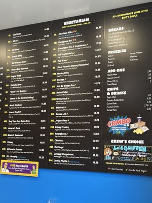 Their vege menu that can be made vegan   at Ike's in Menifee