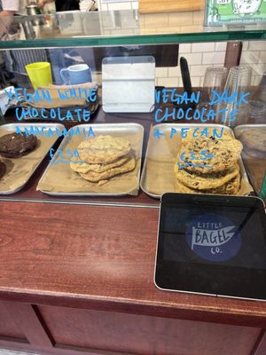 April ‘26 | vegan cookies  at Little Bagel Co in Bristol