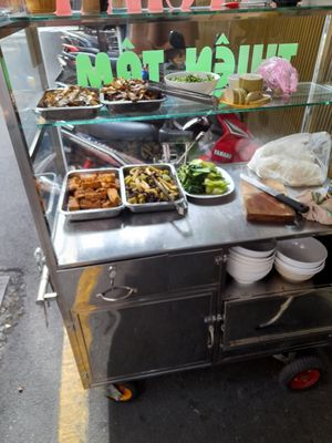 Vegan street food stall at Thien Tam - Food Cart in Ho Chi Minh City