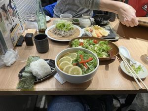   at Dashi & Soba Suisha in Hiroshima