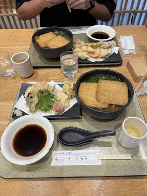   at Dashi & Soba Suisha in Hiroshima