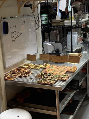 Pizzas  at Rya Bakehouse in Central Singapore