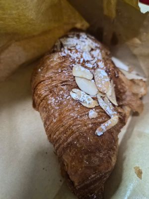 Almond croissant at Rya Bakehouse in Central Singapore